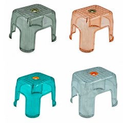 Banqueta de plast colors  25cm               cx:030