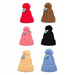 Touca gorro inf de poliester sortidas 21x18c cx:096