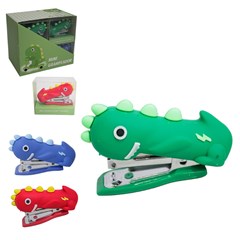 Mni grampeador mesa dinossauro 7cm           cx:096