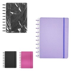 Caderno inteligente disco 80pg 29cm colors   cx:024