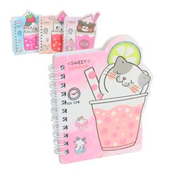 Bloco de anotacoes animais masc cuty 10cm 60pgs cx:240