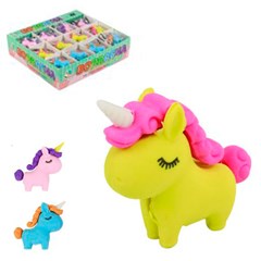 Borracha escolar unicornio colors 4cm        cx:768
