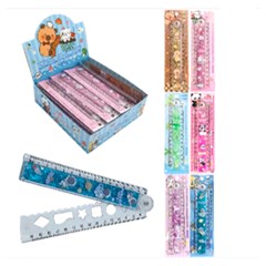 Regua 30cm dobravel colors fofys             cx:144