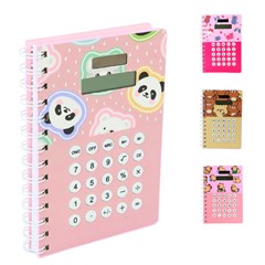 Agenda c/calculadora c/sensor bichinhos 18cm cx:100