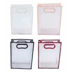 Sacola para presente transparente color 26x1 cx:288