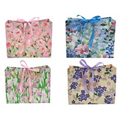 Sacola para presente de papel 24,5x19,5x9,5c cx:288