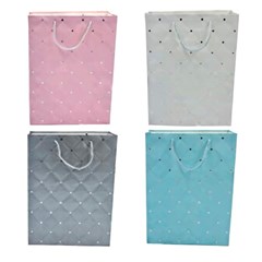 Sacola de papel para presente 32x26x12cm cla cx:144