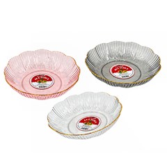 Fruteira petala  plast colors 18cm           cx:192