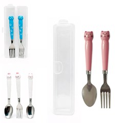 Jg de talheres 2pcs e estojo 16cm            cx:400