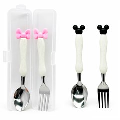 Jg de talheres 2pcs e estojo 16cm            cx:400