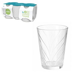 Copo vidro 190ml 6pcs tucuma                 cx:008