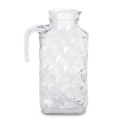 Jarra vidro 1,8lts tpa plast diamante        cx:012