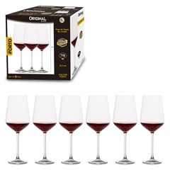 Taca vinho 770ml 6pcs titanio porto gl7702   cx:004