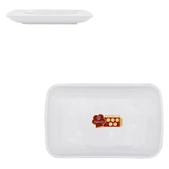 Travessa de melamina p 19x12cm               cx:144