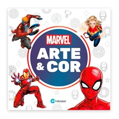 Livro colorir arte e cor 36pgs marvel        cx:020