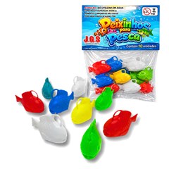 Kit peixinhos c/10pcs 7cm sortidos festa junina  cx:100