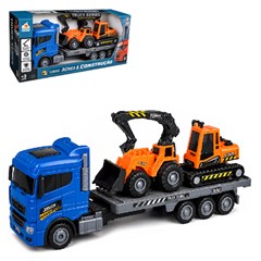 Caminhao mega constructor guindaste 35cm ref 0615       cx:009