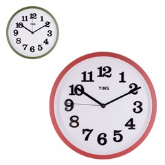 Relogio de parede red 30,5cm sortido         cx:010