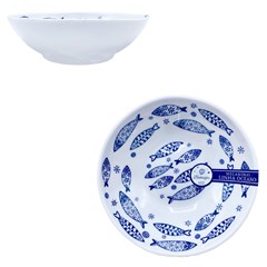 Prato de melamina fundo 18x18x5.5cm 670ml    cx:072