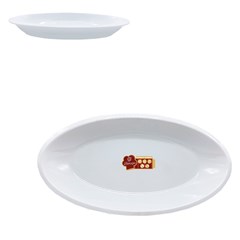 Travessa de melamina m 27x15x3.5cm           cx:072