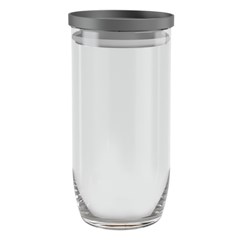 Pote vidro 1,2lts c/tpa plast vert           cx:012