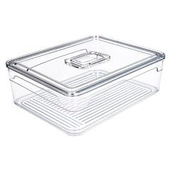 PORTA FRIOS PLAST 1,6LTS HERMETICO TRANSP    CX:024