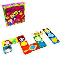 Jogo de domino inf bellas c/28 pcs 16x16c cx:038