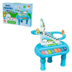 Piano musical pinguin feliz 2em1  28x30cm re cx:008