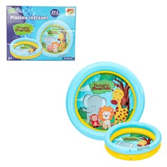 Piscina inflavel floresta divertida 21l      cx:024