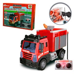 Caminhao blocks bombeiro 14cm controle remot cx:012
