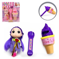 Boneca pequena princesa sorvetinho 10cm ref  cx:040