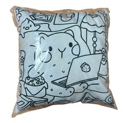 Almofada para colorir cozy fofy 35x35cm      cx:030