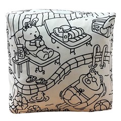 Puff para colorir cozy fofy 30x30cm          cx:012