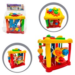 Bloco baby didatico educativo 17x17cm ref 16 cx:0012