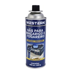 Gas macarico fogareiro 400ml                 cx:028