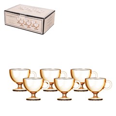 Cj caneca 80ml 6pcs muse ambar               cx:012