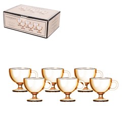 Cj caneca 200ml 6pcs muse ambar              cx:008