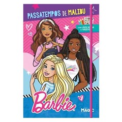 Kit passatempo c/lapis e adesivos barbie 21c cx:012