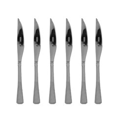 Cj faca 6pcs inox silver                     cx:012