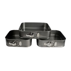 Cj assadeiras antiaderente quad 3pcs c/fundo cx:012