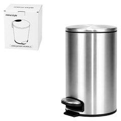 LIXEIRA ACO INOX COM PEDAL 3L                CX:006