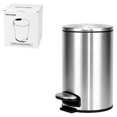 LIXEIRA ACO INOX COM PEDAL 5L                CX:006