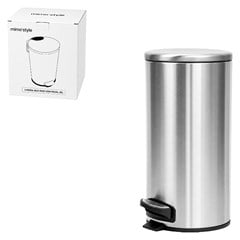 LIXEIRA ACO INOX COM PEDAL 20L               CX:002