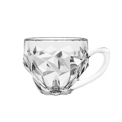 Xicara vidro de cafe 105ml rocks             cx:072