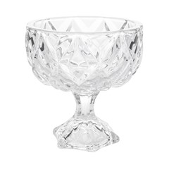 Centro de mesa vidro 600ml diamond glass     cx:012