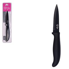 Faca legumes 3,5 antiaderente onix preta  cx:024