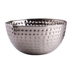 Saladeira 840ml martelada inox dourada       cx:024
