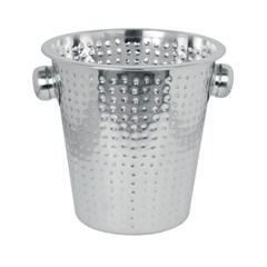 Balde champanhe 4lts martelado inox          cx:012