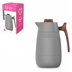 Garrafa termica 1l mantiqueira cinza          cx:012