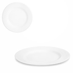 Prato melamina 15,2cm sobremesa branco ck3105bc        cx:288